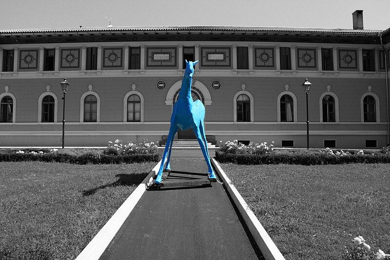 Marco Cavallo, la scultura realizzata con i ricoverati dell'ospedale psichiatrico di Trieste, oggi al Parco San Giovanni