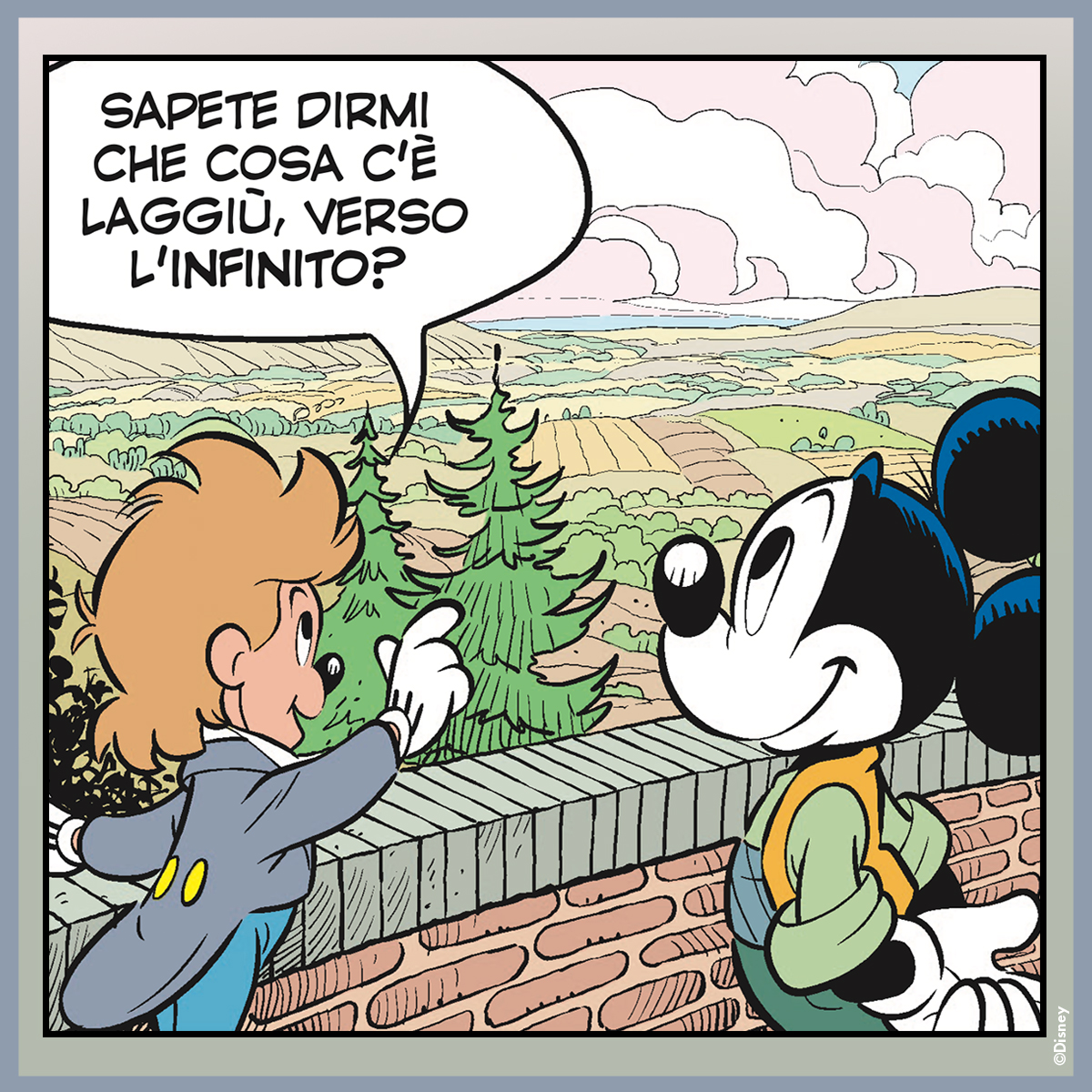 Topolino precettore di Leopardi, album Disney 2017